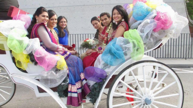 Heritage Carriage Rides – slide photo – people in carriage upclose